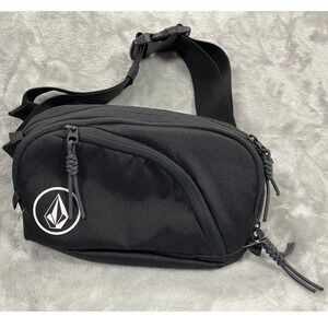 Volcom Wasted Bum Bag Fanny Pack Adult OSFA‎ Black D6511650-BLK Skate Hiking